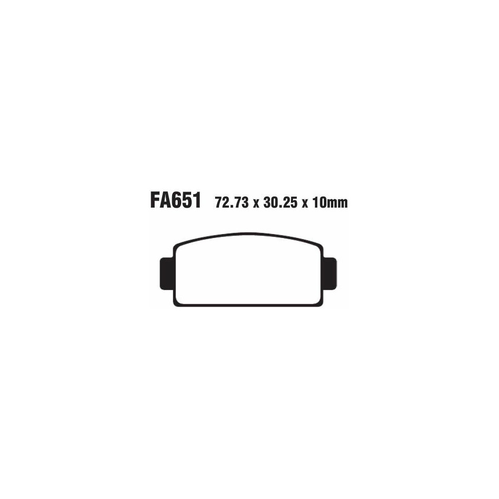 Plaquettes de frein EBC métal fritté Off-Road R Series