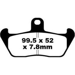 Plaquettes de frein EBC organique FA series