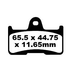 Plaquettes de frein EBC carbone série Off-road