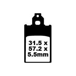 Plaquettes de frein EBC organique SFA series