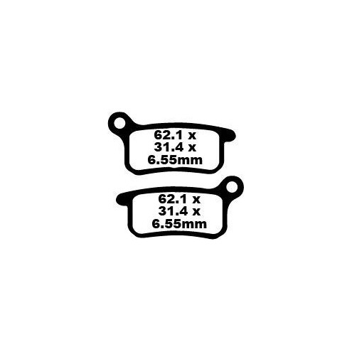 Plaquettes de frein EBC carbone série Off-road