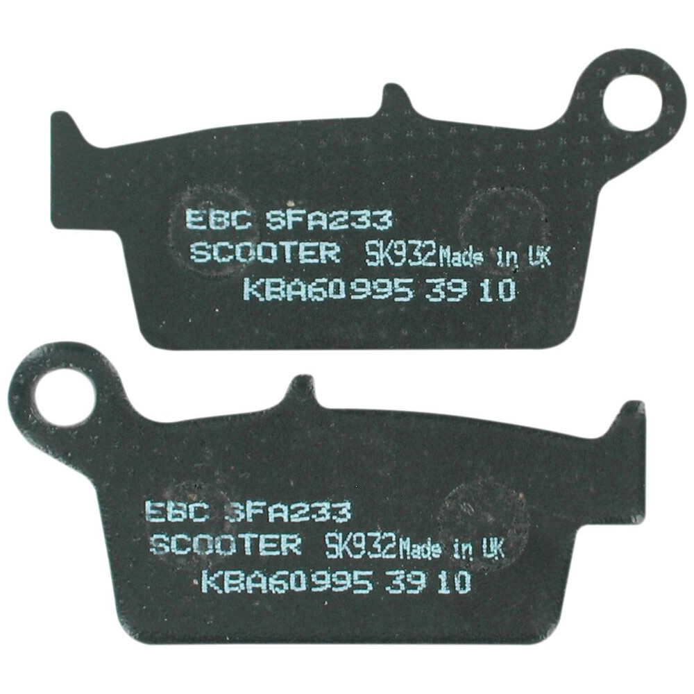 Plaquettes de frein EBC organique SFA series