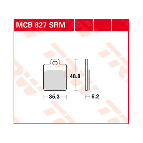 Plaquettes de frein organique TRW