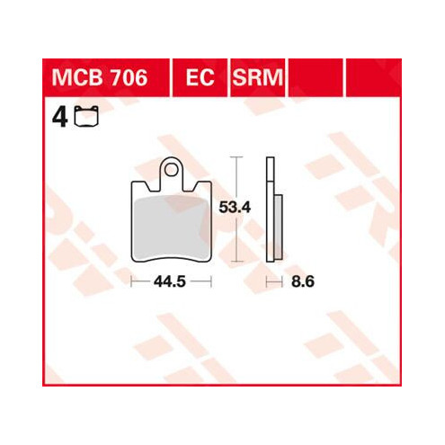 Plaquettes de frein métal fritté Sinter Performance TRW série SV