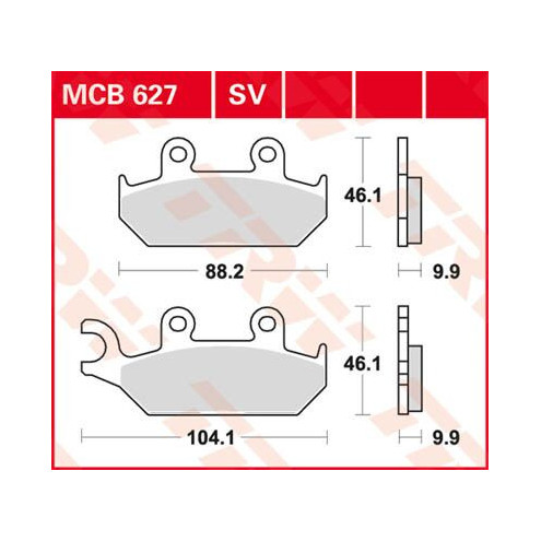 Plaquettes de frein métal fritté Sinter Performance - Yamaha XT 600