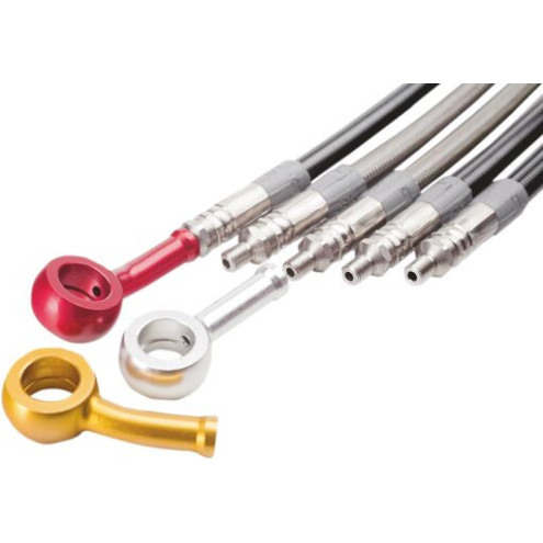 Durites de frein renforcée transparente TRW 39cm