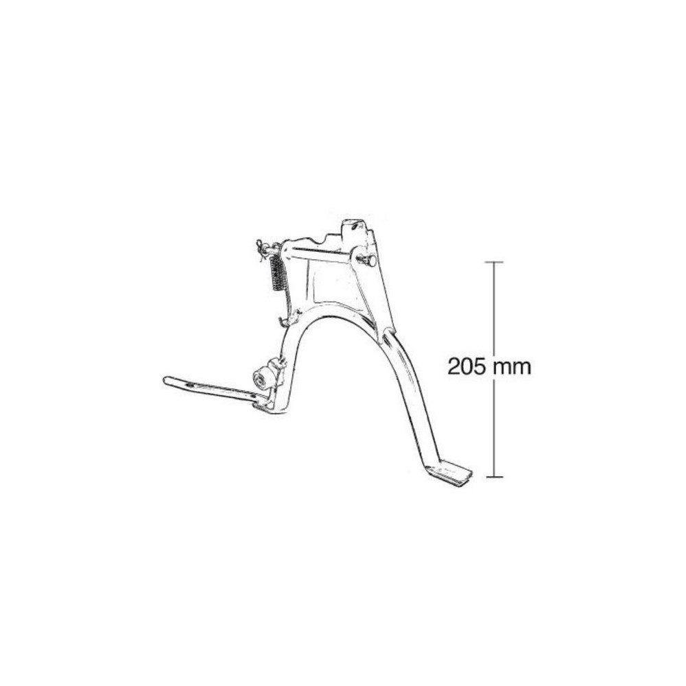 Béquille centrale BUZZETTI - Minarelli vertical Buzzetti 1 - AVSmoto Racing Parts 