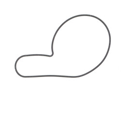 Joint de couvercle de pompe à eau Athena 1 - AVSmoto Racing Parts 