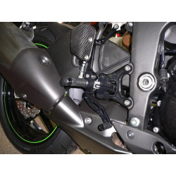 Commandes reculées ajustables GILLES VCR38GT noir Kawasaki Ninja ZX-6R GILLES 3 - AVSmoto Racing Parts 