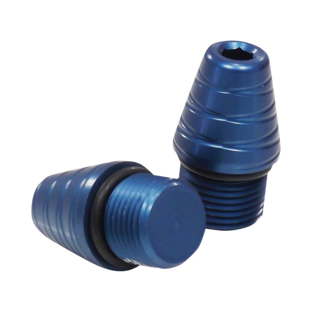 Embouts de guidon GILLES TOOLING LG bleu GILLES 1 - AVSmoto Racing Parts 
