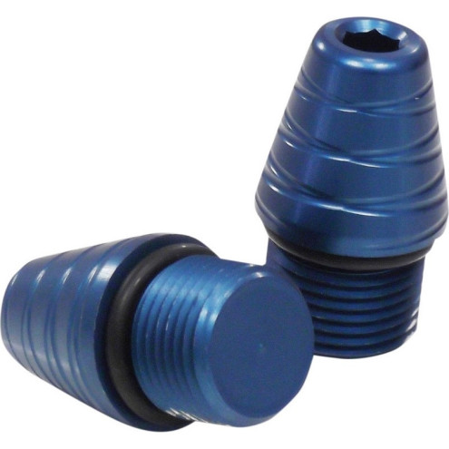 Embouts de guidon GILLES TOOLING LG bleu GILLES 1 - AVSmoto Racing Parts 
