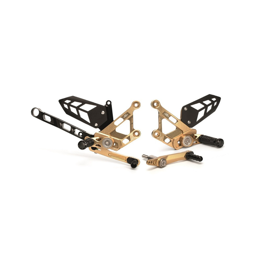 Commandes reculées ajustables GILLES TOOLING MUE2 or Yamaha MT-10 GILLES 1 - AVSmoto Racing Parts 