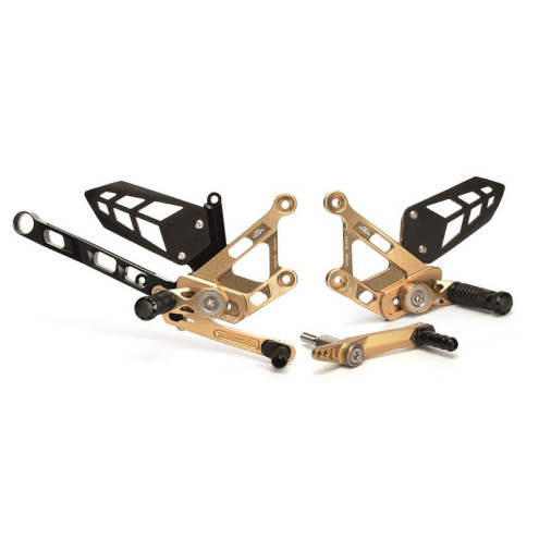 Commandes reculées ajustables GILLES TOOLING MUE2 or Yamaha MT-10 GILLES 1 - AVSmoto Racing Parts 