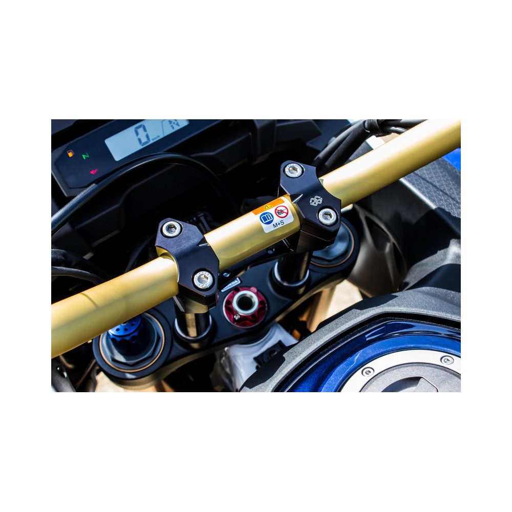 Pontets de guidon ajustables GILLES 2DGT +25 mm/ 7 mm GILLES 1 - AVSmoto Racing Parts 