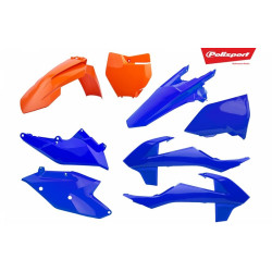 Kit plastiques POLISPORT orange/bleu KTM SX/SX-F Polisport 1 - AVSmoto Racing Parts 