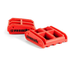Caoutchouc de remplacement RISK RACING Lock-n-Load rouge RISK RACING 1 - AVSmoto Racing Parts 