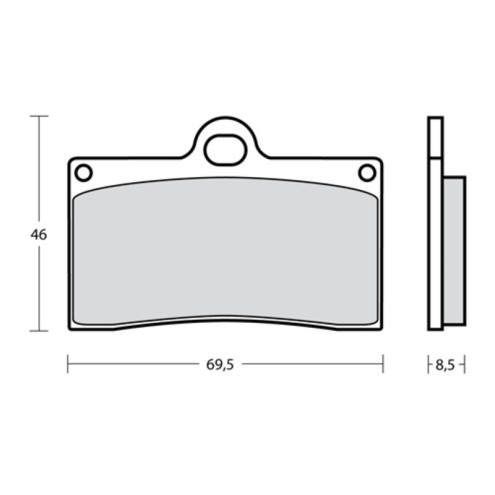 Plaquettes de frein BREMBO UPGRADE Type M538 Z10 - Racing BREMBO RACING 1 - AVSmoto Racing Parts 