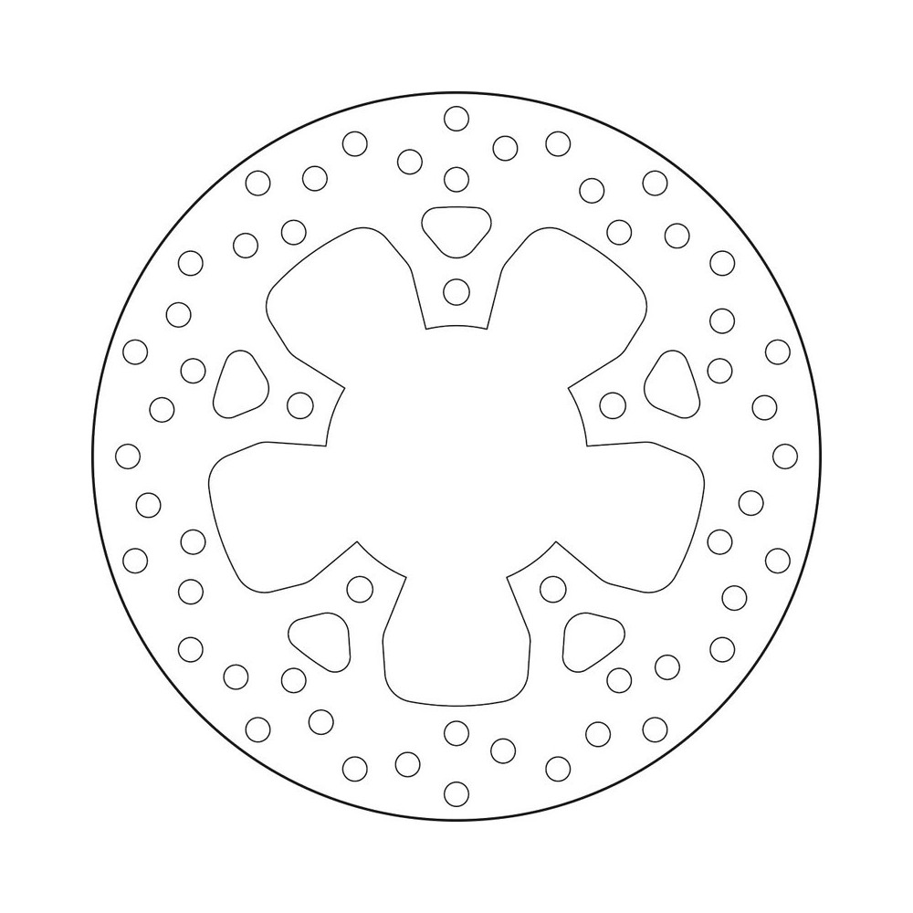 Disque de frein BREMBO Serie Oro rond fixe