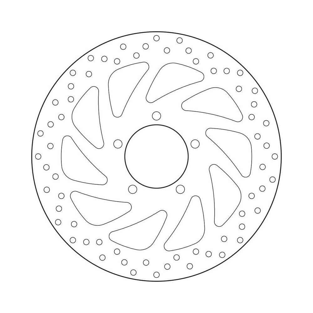 Disque de frein BREMBO Serie Oro rond fixe