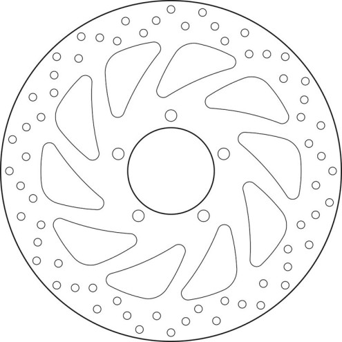 Disque de frein BREMBO Serie Oro rond fixe