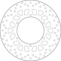 Disque de frein BREMBO Serie Oro rond fixe