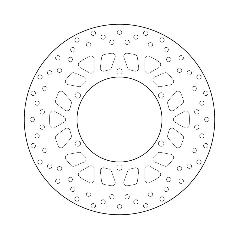 Disque de frein BREMBO Serie Oro rond fixe