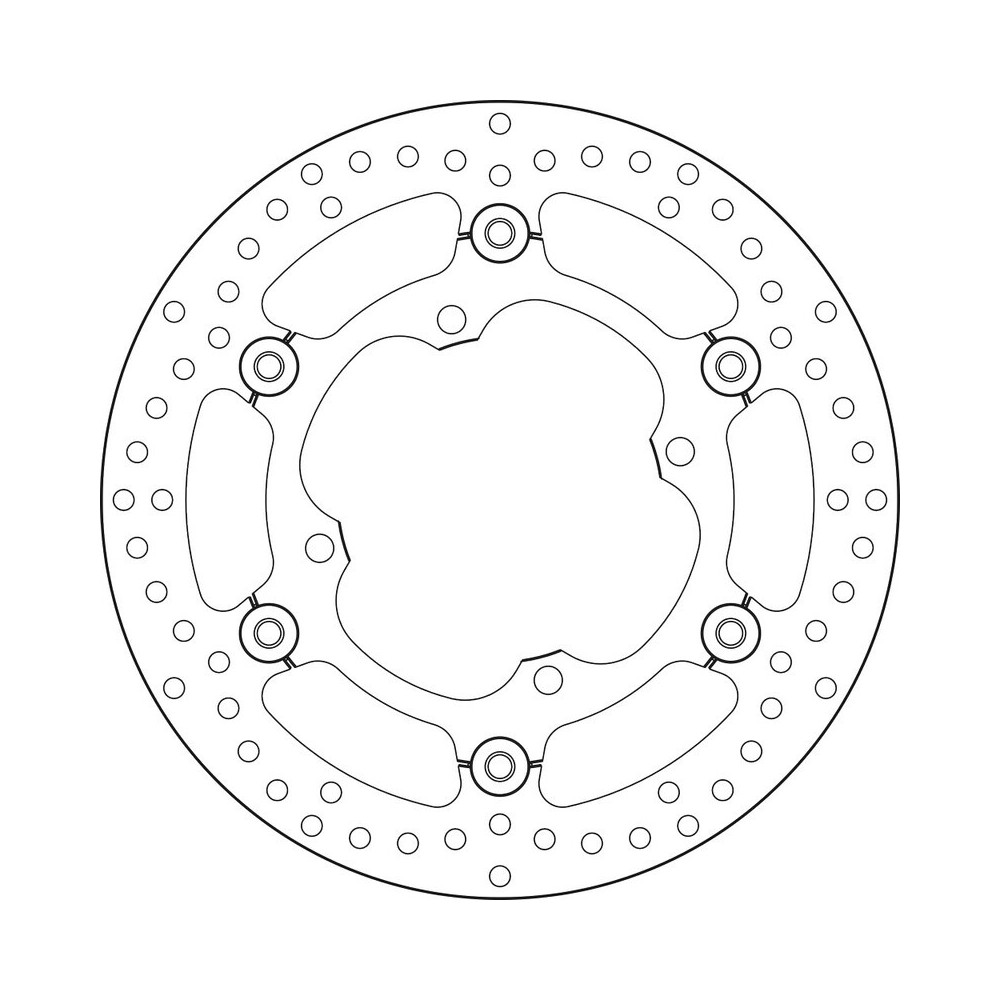 Disque de frein BREMBO Serie Oro rond flottant