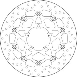 Disque de frein BREMBO Serie Oro rond flottant