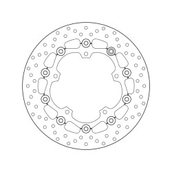 Disque de frein BREMBO Serie Oro rond flottant