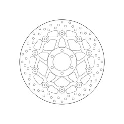 Disque de frein BREMBO Serie Oro rond flottant