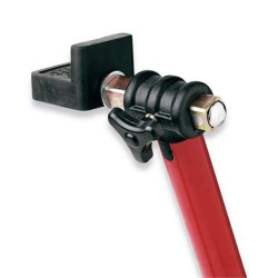 Béquille arrière universelle BIKE LIFT rouge avec supports caoutchouc en "L"