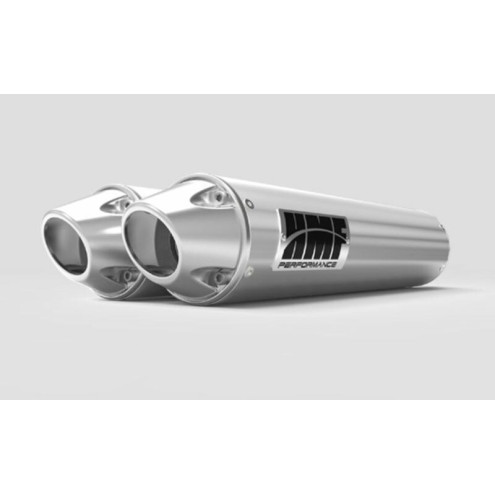 Silencieux HMF Performance Series - Inox brossé Inox Polaris RZR XP TURBO