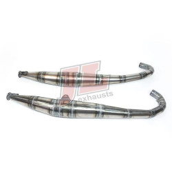 Echappement Jim Lomas acier avec silencieux Suzuki GT 500 et T500