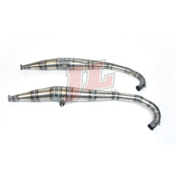 Echappement Jim Lomas acier avec silencieux Suzuki GT 500 et T500