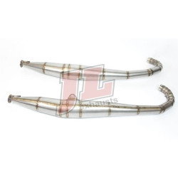 Echappement Jim Lomas acier avec silencieux Suzuki GT 500 et T500