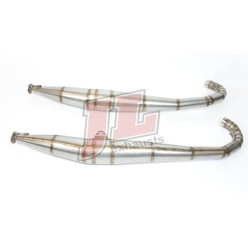 Echappement Jim Lomas acier avec silencieux Suzuki GT 500 et T500
