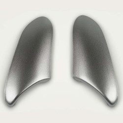 Ventilation arrière latérale inférieure ARAI Side Cowl Vent-1 aluminium silver pour casque Viper/Astro-Light/VX-3