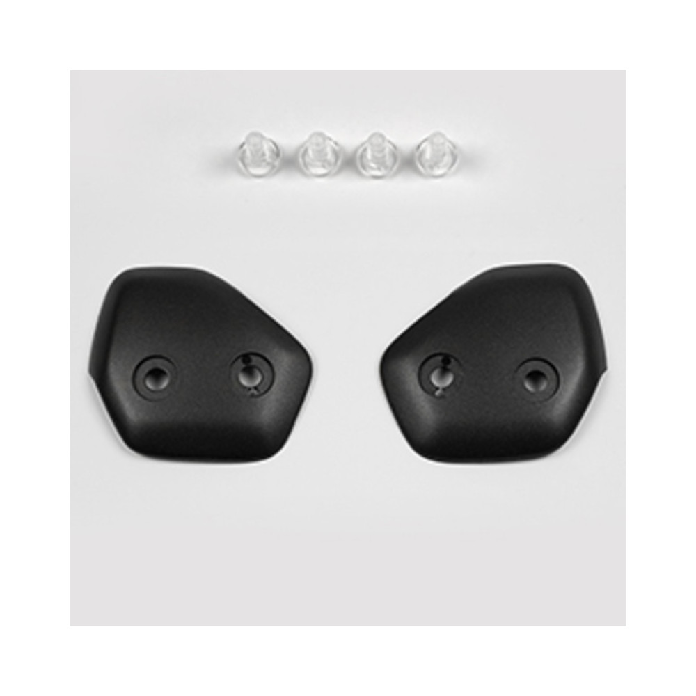 Plaques pivot ARAI TX Frost Black pour casques Tour-X 4/Tour-X 3 ARAI 1 - AVSmoto Racing Parts 
