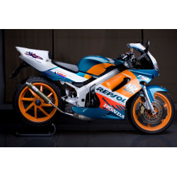 Carénage de selle duo, "forme origine" peinture RR, Honda 400 RVF NC35