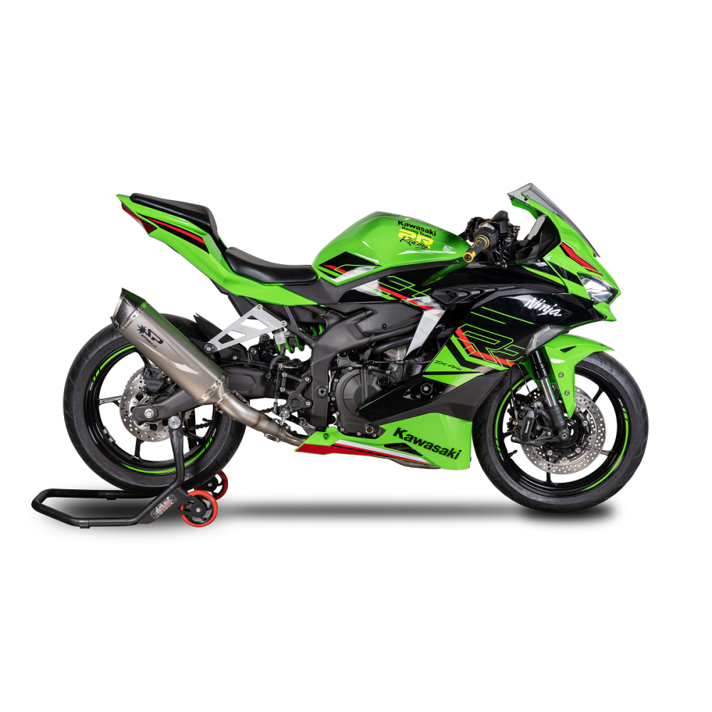 24nchan出品 Ligne complète Spark Force EVO titane - Kawasaki ZX-4R 2023-25