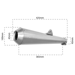 Silencieux adaptable Spark UNIV SIL CLASSIC