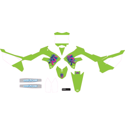 GRAPHIC KIT KX RETRO KX450