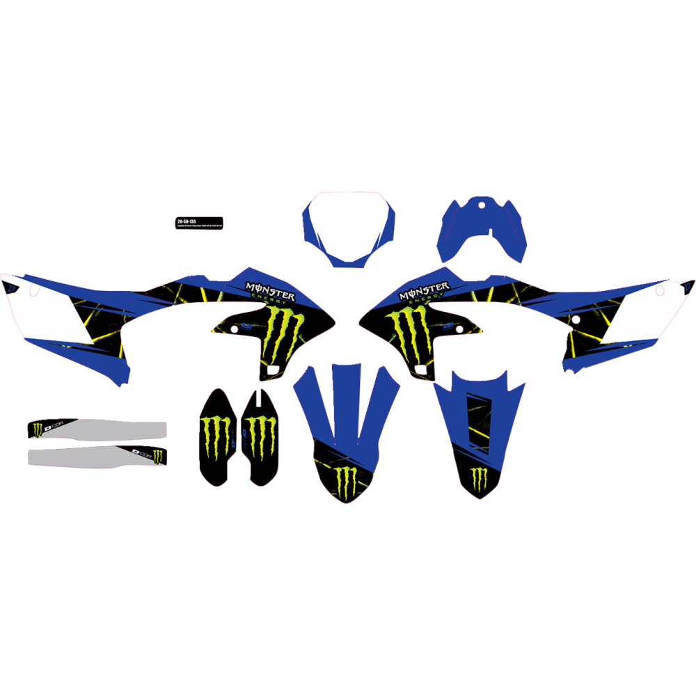 GRAPHIC KIT MONSTER ENERGY SLASH YAMAHA