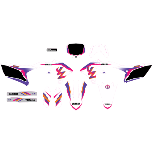 GRAPHIC KIT YZ RETRO YZF250