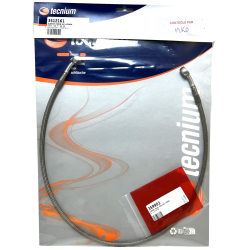 Durite de frein avant renforcée gaine inox raccord alu, Honda 125 NSR jc22 1996-2003