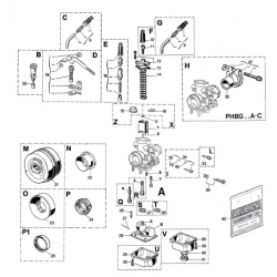 Carburateur Dellorto Ø19mm PHBG 19 CS