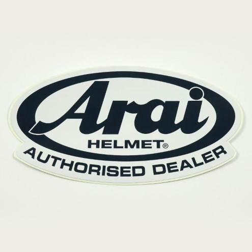 Autocollant ARAI "Authorized Dealer" ARAI 1 - AVSmoto Racing Parts 