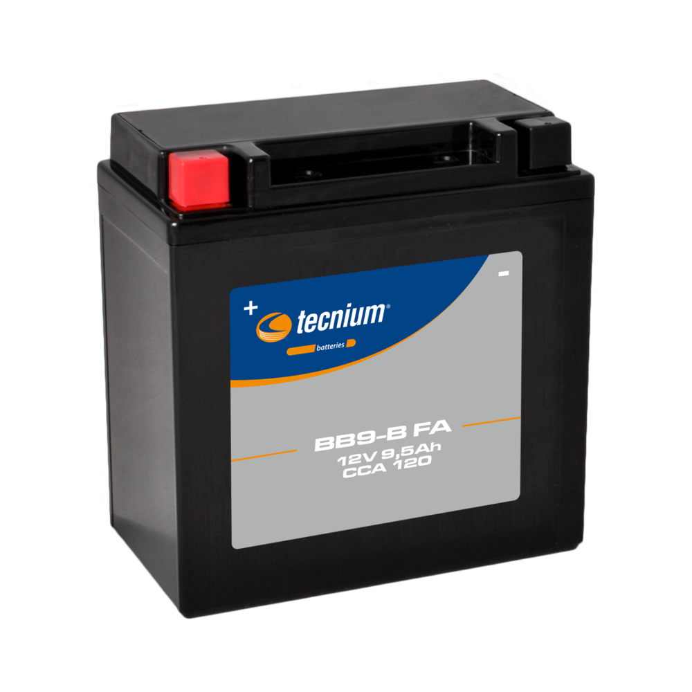 Batterie TECNIUM sans entretien activé usine - BB9-B Tecnium 1 - AVSmoto Racing Parts 