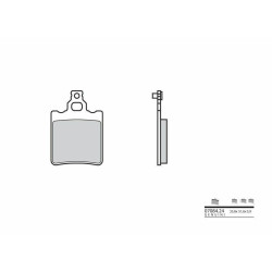 Plaquettes de frein BREMBO Vintage carbone céramique - 0708424 Brembo 1 - AVSmoto Racing Parts 