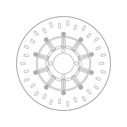 Disque de frein BREMBO Serie Oro rond fixe Brembo 2 - AVSmoto Racing Parts 